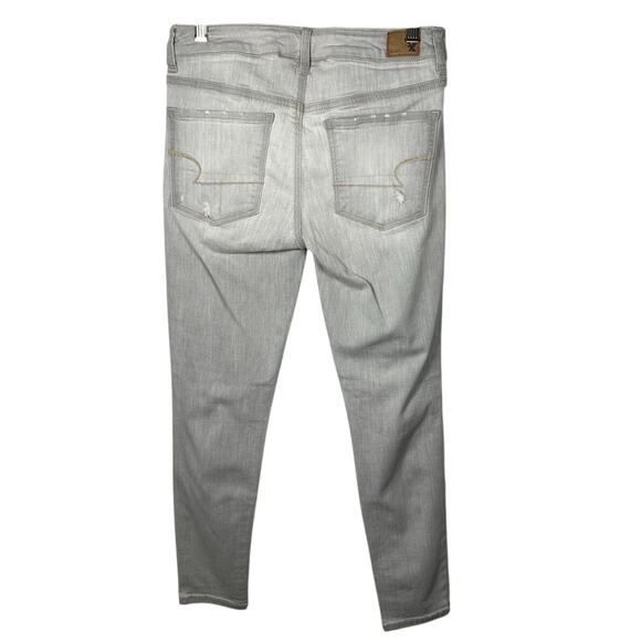 American Eagle Outfitters Super Stretch Mid Rise Jegging Ankle Jeans Women's 6 - Picture 2 of 5